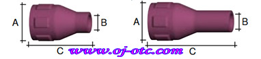 ABITIG® MT 300 W賓采爾氬弧焊槍噴嘴